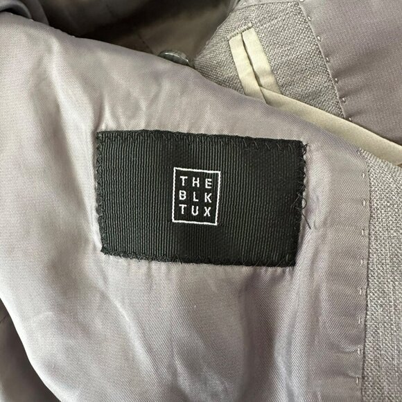 The Blk Tux Mens Size Medium Gray Blazer 2 Button Suit Jacket - Picture 6 of 11